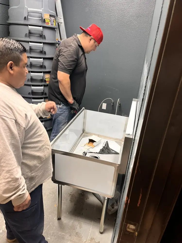 Commercial plumbing and sink installation in Perry Heights